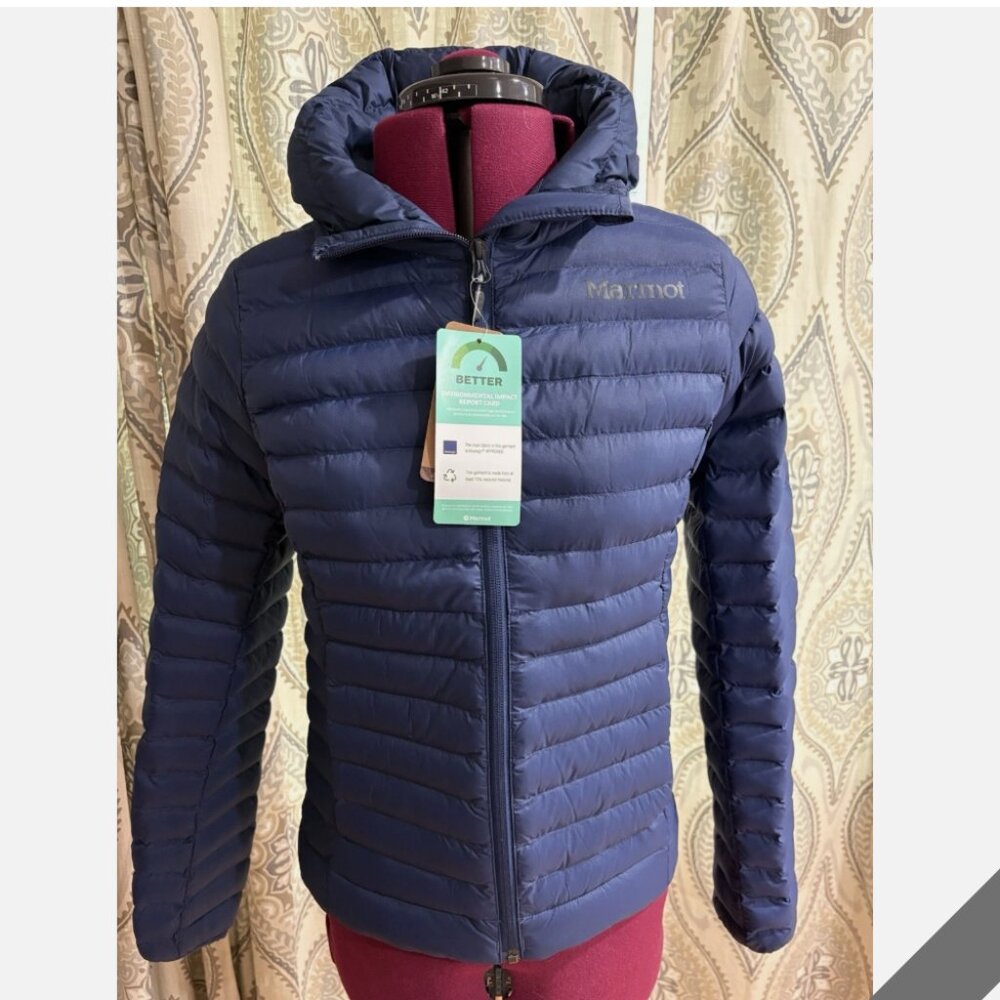 NWT! Marmot *Echo Featherless* Puffer Jacket | Arctic Navy | Women's XS